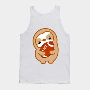 Cute Super Bowl Football Sloth Tank Top